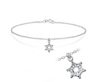 Snowflake Silver Bracelet BRS-195